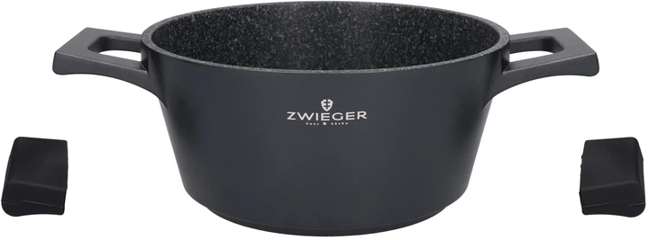 Garnek Zwieger Black Stone z pokrywką 20 cm 2.4 l (5903357373542) - obraz 5