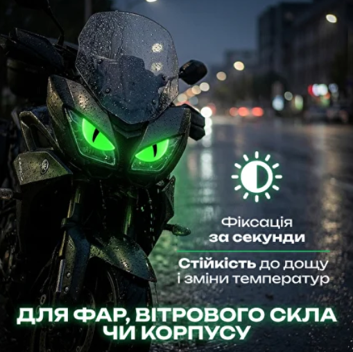 Светоотражающие наклейки на мотоцикл скутер самокат или шлем набор состоит из 2 наклеек - изображение 5