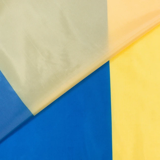 Ткань на флаг Украины 190Т желтый/электрик (50г/м.кв180см пог.м) 21712 - изображение 4