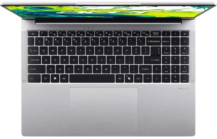 Ноутбук Acer Swift Lite SFL16-31P-36DW (NX.D4WEU.002) Silver / 16" IPS WUXGA / Intel Core 3 N355 / RAM 8 ГБ / SSD 512 ГБ - изображение 5