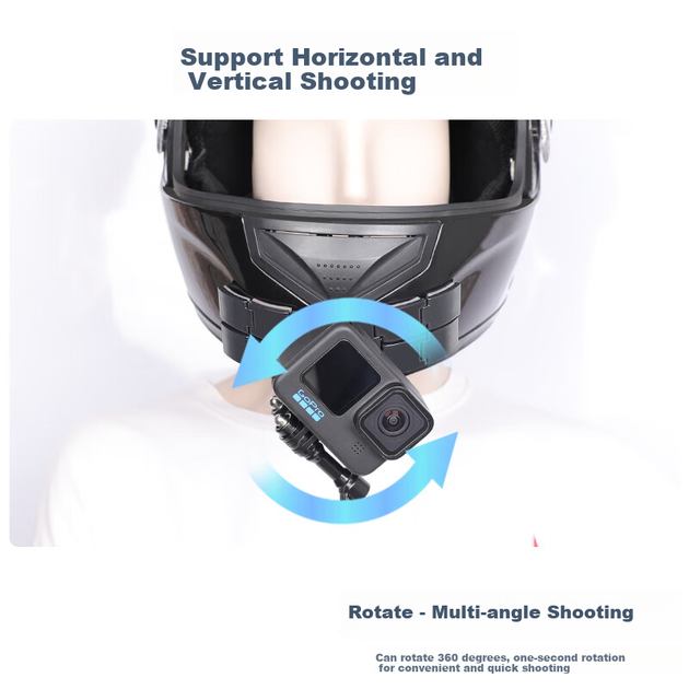 Крепление на шлем Qiye для экшн-камеры DJI Action 6/5 Pro/AcePro 2 - Фото 5 Крепление на шлем Qiye для экшн-камеры DJI Action 6/5 Pro/AcePro 2 - изображение 5
