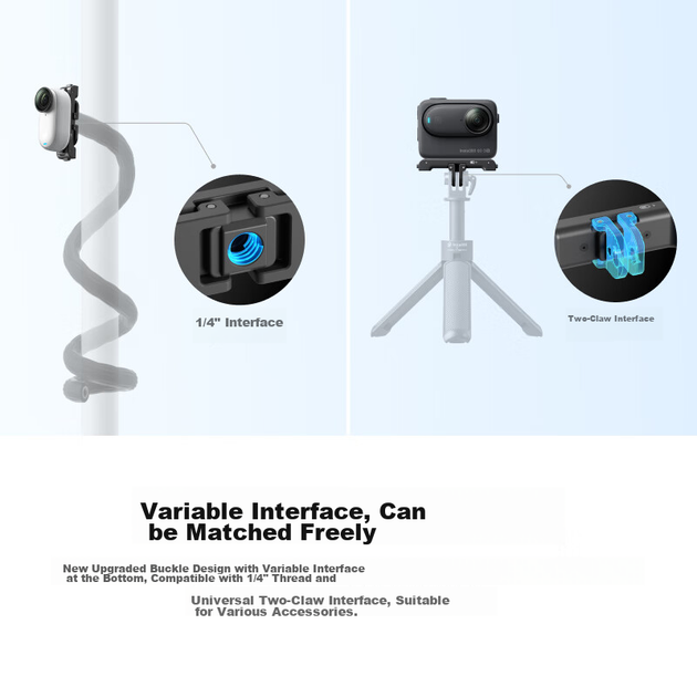 Крепление Yingshi магнитное быстросъемное Insta360 GO 3/GO 3S - Фото 6 Крепление Yingshi магнитное быстросъемное Insta360 GO 3/GO 3S - изображение 6