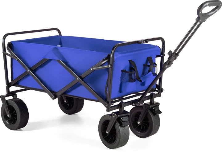Візок туристичний складаний Outtec EasyGo 100 л Синій 185370 (5905884421864) - зображення 2