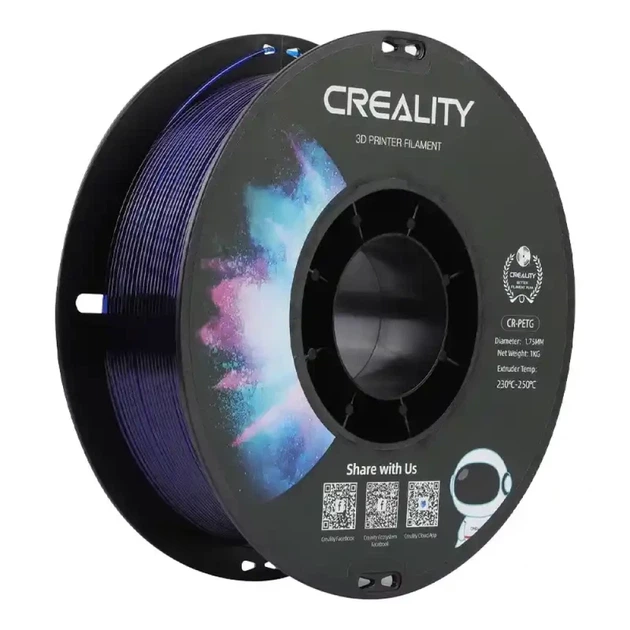 Пластик Clear Creality Blue (3301030036) - Фото 1 Пластик Clear Creality Blue (3301030036) - изображение 1