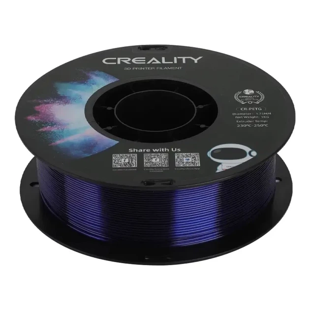 Пластик Clear Creality Blue (3301030036) - Фото 4 Пластик Clear Creality Blue (3301030036) - изображение 4