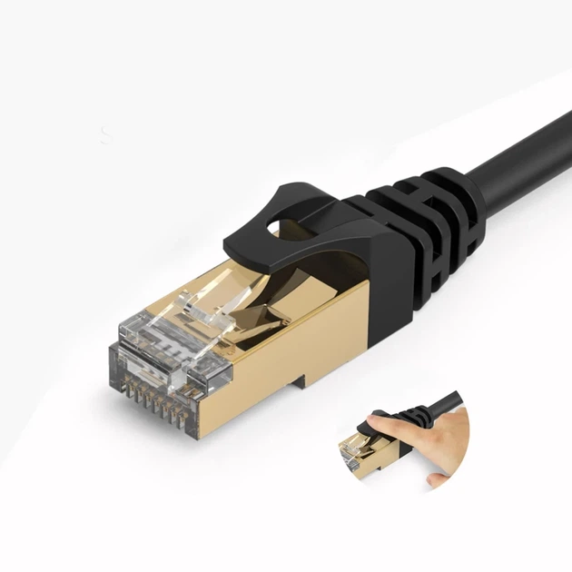 Кабель Ethernet Orico PUG-C7 CAT7 10Gbps RJ45 круглый 1 м (6942227181251) - изображение 11