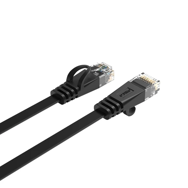 Кабель Ethernet Orico PUG-C6B CAT6 1000Mbps RJ45 плоский 5 м (6942227180889) - изображение 5
