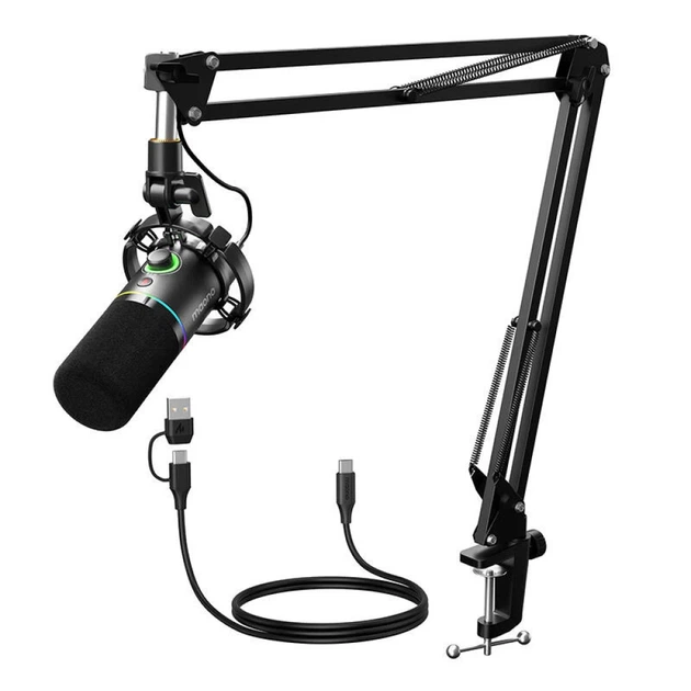 Микрофон динамический Maono PD200XS Black (PD200XS) - Фото 2 Микрофон динамический Maono PD200XS Black (PD200XS) - изображение 2