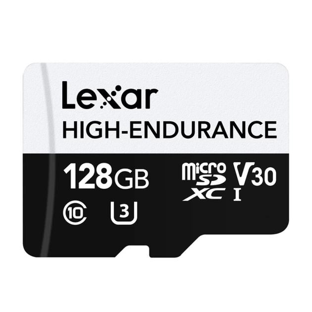 Карта пам'яті Lexar High-Endurance microSDHC/microSDXC 128GB (LMSHGED128G-BCNNG) - Фото 1 Карта пам'яті Lexar High-Endurance microSDHC/microSDXC 128GB (LMSHGED128G-BCNNG) - зображення 1
