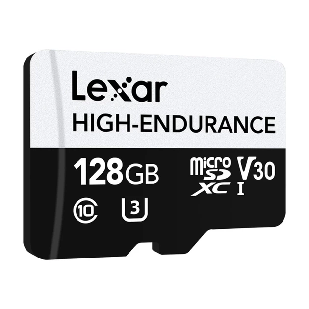 Карта пам'яті Lexar High-Endurance microSDHC/microSDXC 128GB (LMSHGED128G-BCNNG) - Фото 2 Карта пам'яті Lexar High-Endurance microSDHC/microSDXC 128GB (LMSHGED128G-BCNNG) - зображення 2