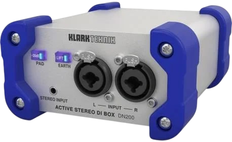 Aktywny 2-kanałowy DI-Box Klark Teknik DN200 V2 (SUP_em5076) (4033653081474) - obraz 2