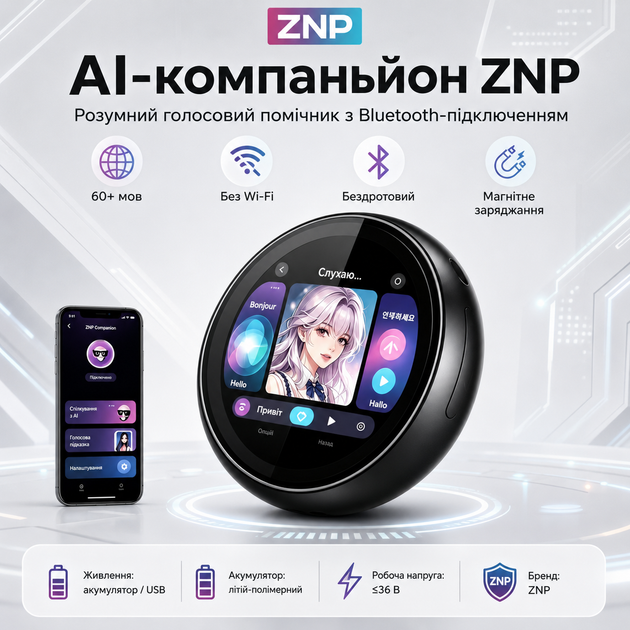 Електронний перекладач з підтримкою Bluetooth та LED-дисплеєм - зображення 2