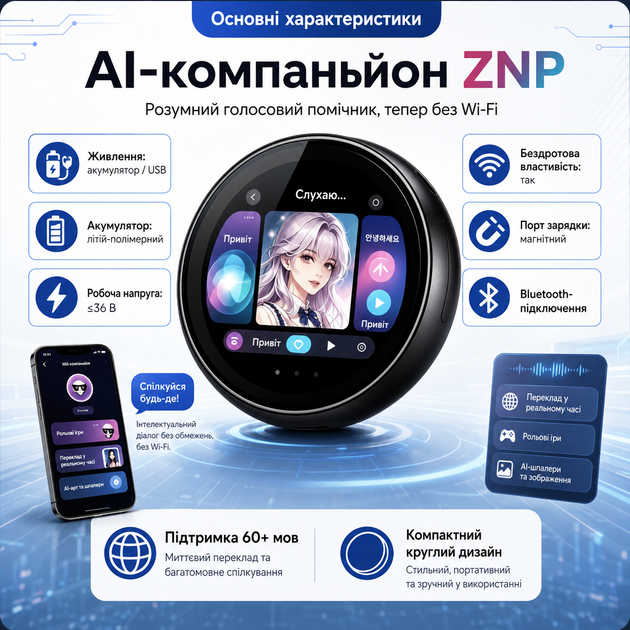 Електронний перекладач з підтримкою Bluetooth та LED-дисплеєм - зображення 3