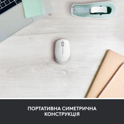 Мишка Logitech M171 White - Фото 3 Мишка Logitech M171 White - зображення 3