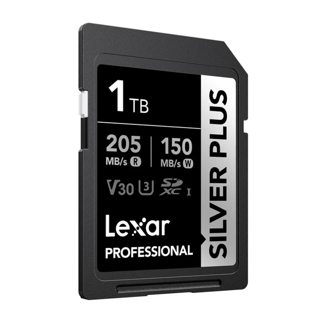 Карта памяти Lexar Professional Silver Plus SDXC 1TB (LSDSIPL001T-BNNNG) - Фото 2 Карта памяти Lexar Professional Silver Plus SDXC 1TB (LSDSIPL001T-BNNNG) - изображение 2