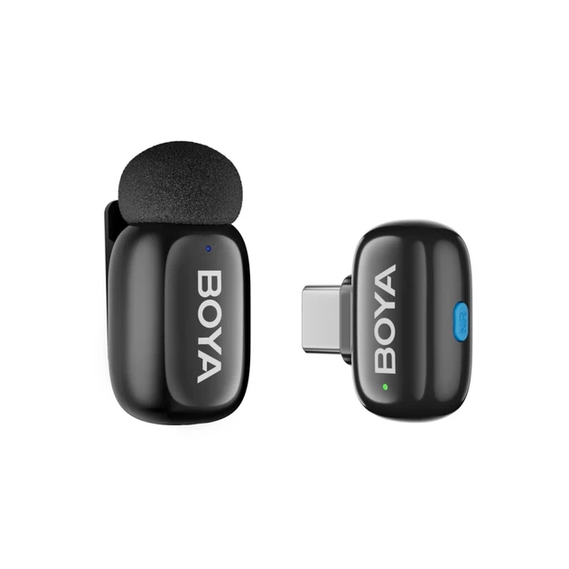 Микрофоны BOYA Mini 2-01 беспроводные 2.4GHz USB-C Black (6977490711812) - Фото 15 Микрофоны BOYA Mini 2-01 беспроводные 2.4GHz USB-C Black (6977490711812) - изображение 15