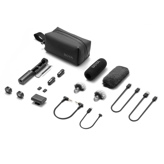 Микрофон BOYA MAGIC-02 беспроводной 2.4GHz USB-C Black - изображение 2