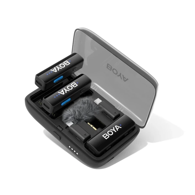 Микрофоны BOYA BOYALINK V2.0 беспроводные 2.4GHz USB-C Black - изображение 7