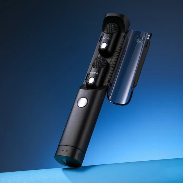 Микрофон BOYA MAGIC-02 беспроводной 2.4GHz USB-C Black - изображение 15