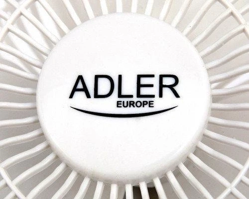 Настольный вентилятор Adler AD 7317, 23 см, 2 скорости, белый - Фото 8 Настольный вентилятор Adler AD 7317, 23 см, 2 скорости, белый - изображение 8