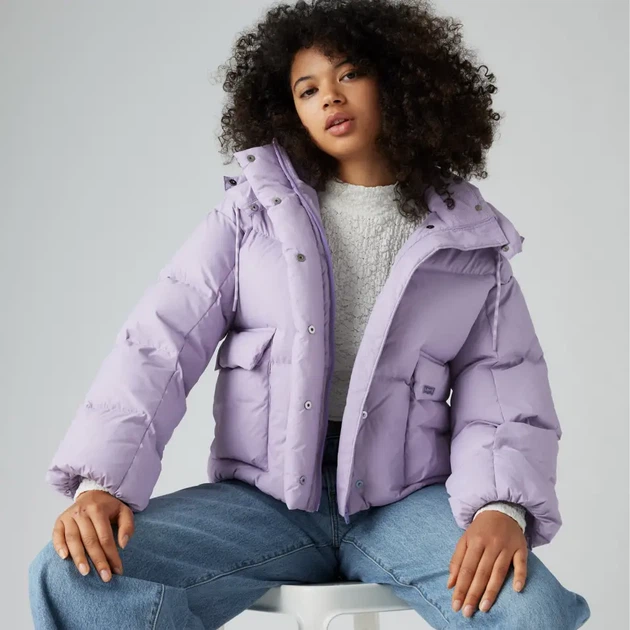 Жіноча зимова куртка Levi`s Western Short Bubble Puffer Jacket A85270002 розмір XS - Фото 1 Жіноча зимова куртка Levi`s Western Short Bubble Puffer Jacket A85270002 розмір XS - изображение 1