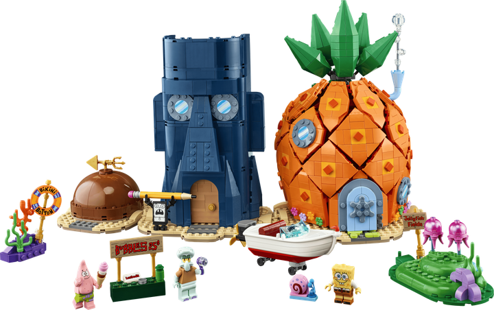 Zestaw klocków LEGO Icons SpongeBob Kanciastoporty: Bikini Dolne 1794 elementy (11386) - obraz 2
