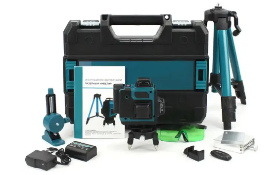 Лазерный Нивелир 3D-4D Makita 16x360° Лазерный уровень АКБ Нивелир с дистанционным управлением - изображение 7