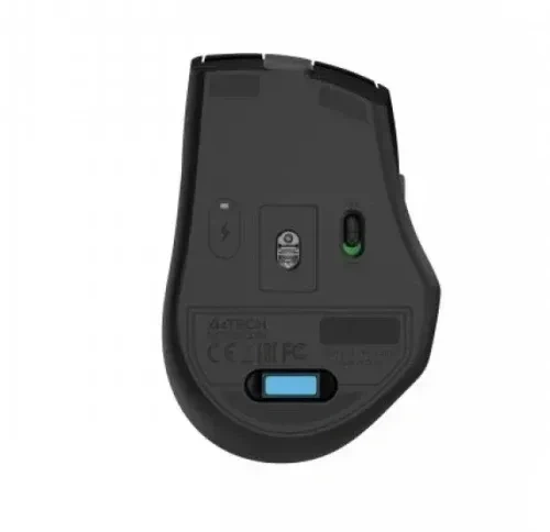 Компьютерная мышь A4tech оптическая 2.4 GHz 1000-3200 dpi 7 кнопок аккумулятор USB Black/Grey (FG35C - изображение 2