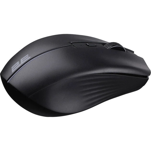 Компьютерная мышь 2E MF270 Silent оптическая 2.4 ГГц USB 800/1200/1600 dpi 6 кнопок встроенный аккумулятор 500 мАч Черная (2E-MF270WBK) - изображение 5