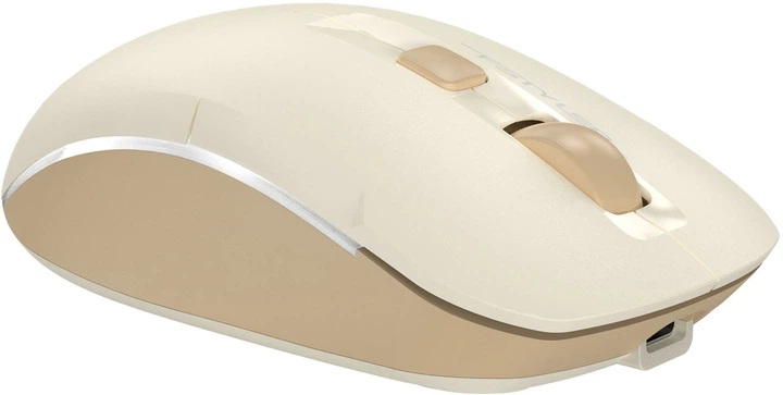 Компьютерная мышь A4tech Bluetooth/Wireless 2.4 ГГц Cafe Latte (4711421999236) - изображение 4