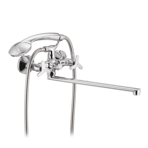 Змішувач для ванни MIXXUS PREMIUM APOLLO 140 EURO (Колір хром) (MI0605) - Фото 1 Змішувач для ванни MIXXUS PREMIUM APOLLO 140 EURO (Колір хром) (MI0605) - изображение 1