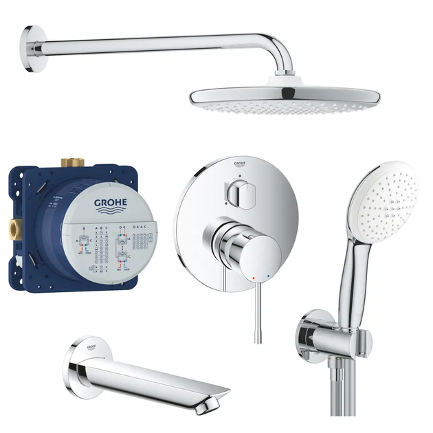 Набір для комплектації вани Grohe Essence з Tempesta 250 (UA26417SC1) - Фото 1 Набір для комплектації вани Grohe Essence з Tempesta 250 (UA26417SC1) - изображение 1