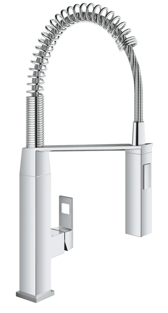 Змішувач для кухні з гнучким виливом Grohe Eurocube (31395000) - Фото 1 Змішувач для кухні з гнучким виливом Grohe Eurocube (31395000) - изображение 1