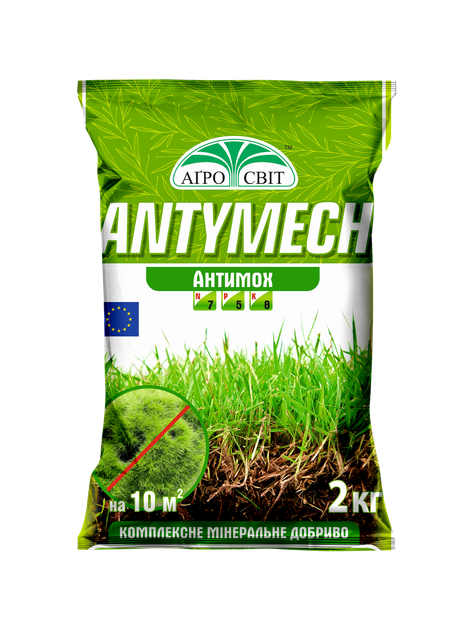 Комплексное удобрение Antymech антимох, 2 кг - Фото 1 Комплексное удобрение Antymech антимох, 2 кг - изображение 1