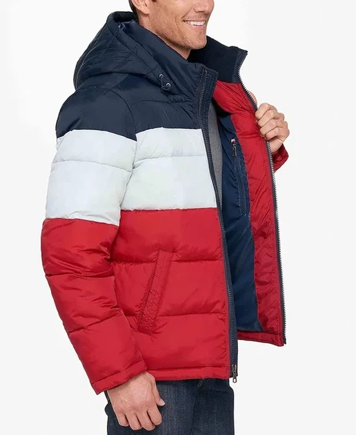 Мужская демисезонная куртка Tommy Hilfiger, размер 36/S/44, красная - изображение 2