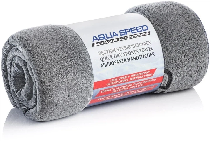 Полотенце DRY SOFT 50х100 см Микрофибра Серый - изображение 2