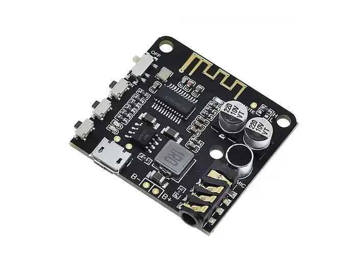 Аудио модуль приемник c микрофоном BT5.0-Audio PRO бескорпусный Bluetooth 5.0, DC 3.7-5В, AUX, micro-USB - Фото 2 Аудио модуль приемник c микрофоном BT5.0-Audio PRO бескорпусный Bluetooth 5.0, DC 3.7-5В, AUX, micro-USB - изображение 2