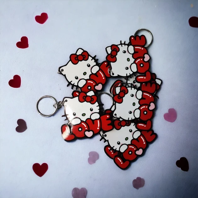 Брелок для ключів Hello Kitty Love. Aivory - Фото 2 Брелок для ключів Hello Kitty Love. Aivory - зображення 2