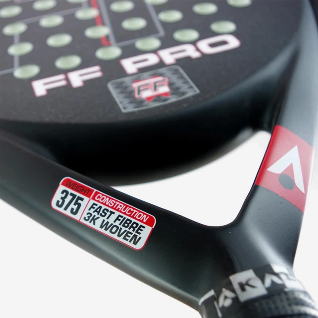 Ракетка для паделу Karakal Padel FF PRO 375 Black/Red/White (1113-R14333) - зображення 5