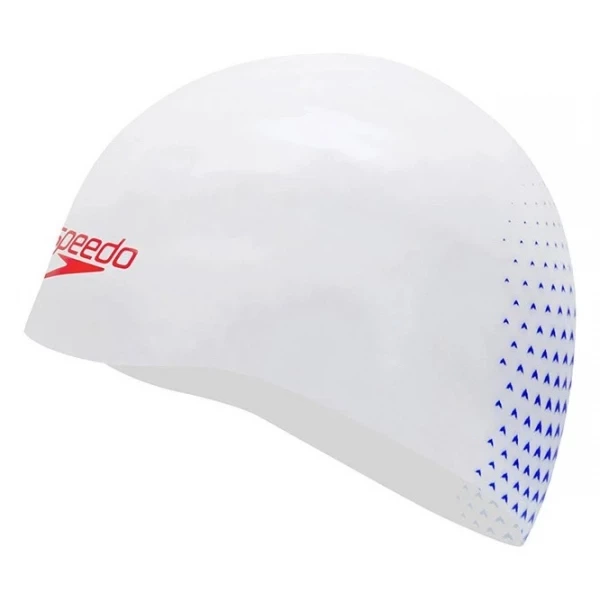 Шапка для плавания Speedo Fastskin Cap Au S Белый/Красный (1000-8-0821616683-S) - изображение 2