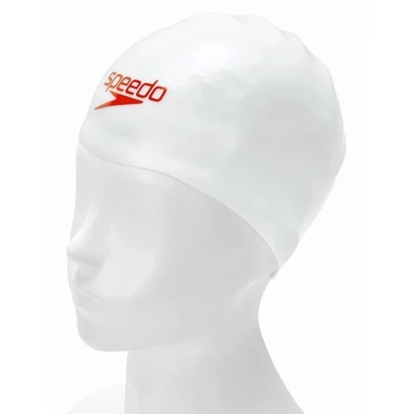 Шапка для плавания Speedo Fastskin Cap Au S Белый/Красный (1000-8-0821616683-S) - изображение 6