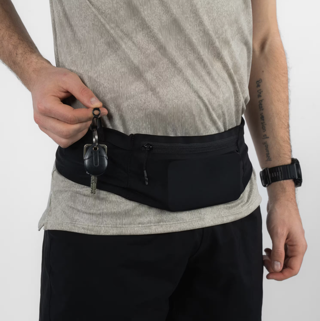 Спортивная Сумка Ремень для Смартфона Kiprun Comfort 2 для Бега, Фитнеса, Черная - изображение 4