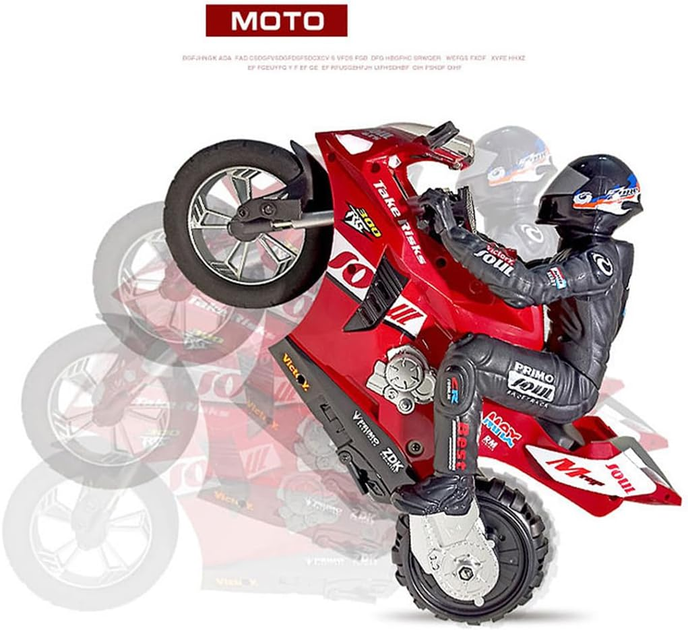 Радиоуправляемый мотоцикл 1:16 RC Motorcycle 360 Drift Racing на пульте управления, дрифт 360°, самобалансировка, аккумулятор - изображение 5