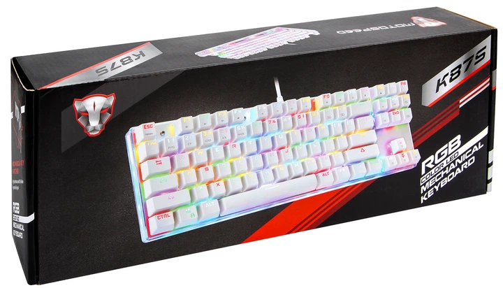 Клавиатура проводная MOTOSPEED K87S RGB USB ENG, UKR, RUS Outemu