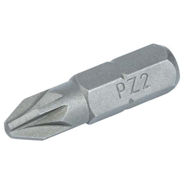 Набір біт PZ2 25мм 1/4" 25шт S2 - Фото 3 Набір біт PZ2 25мм 1/4" 25шт S2 - зображення 3