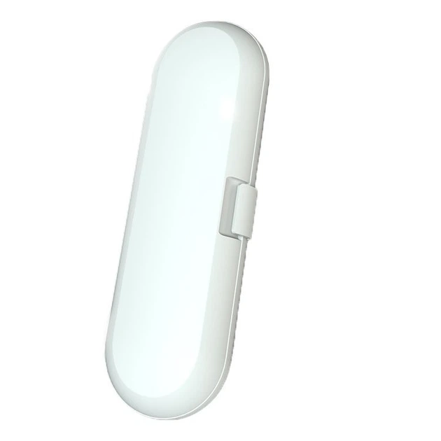Футляр для електричної зубної щітки Oral B Braun Philips Pecham XIAOMI Універсальний підходить для електрощітки орал б на 2 насадки дорожній кейс на щітку філіпс білий Dental Man Case White - зображення 9