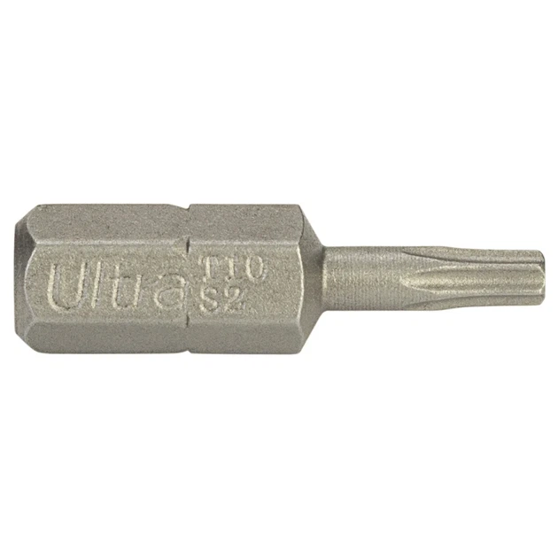 Біти TORX 10х25 мм S2 10 шт для шуруповерта ULTRA - Фото 3 Біти TORX 10х25 мм S2 10 шт для шуруповерта ULTRA - зображення 3