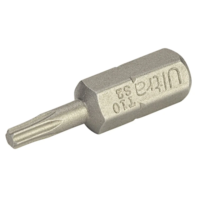 Біти TORX 10х25 мм S2 10 шт для шуруповерта ULTRA - Фото 5 Біти TORX 10х25 мм S2 10 шт для шуруповерта ULTRA - зображення 5