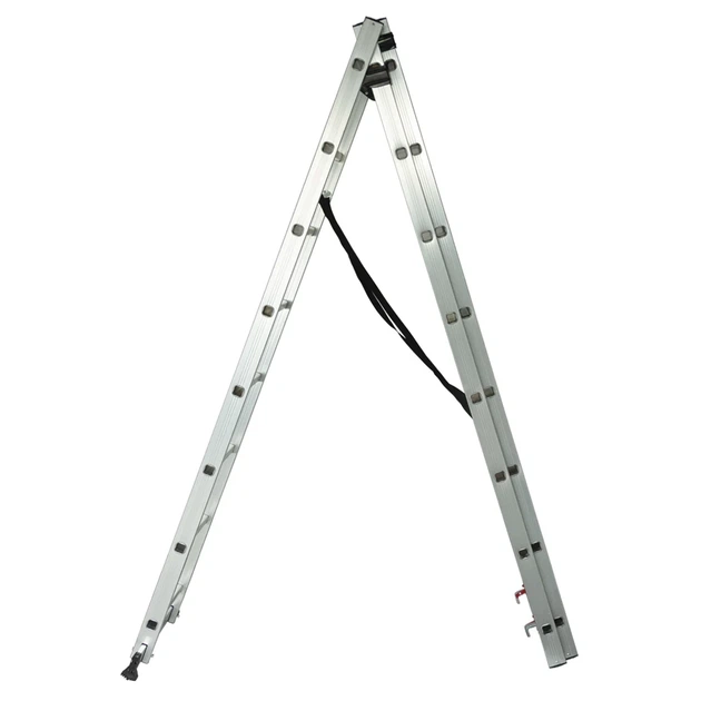 Лестница раскладная универсальная 3×8 ступеней 5,09 м алюминиевая SIGMA 5032324 - изображение 7