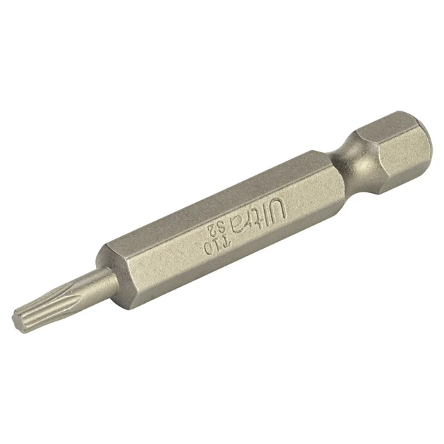 Біти TORX 10×50мм S2 10шт для шуруповерта ULTRA - Фото 4 Біти TORX 10×50мм S2 10шт для шуруповерта ULTRA - зображення 4